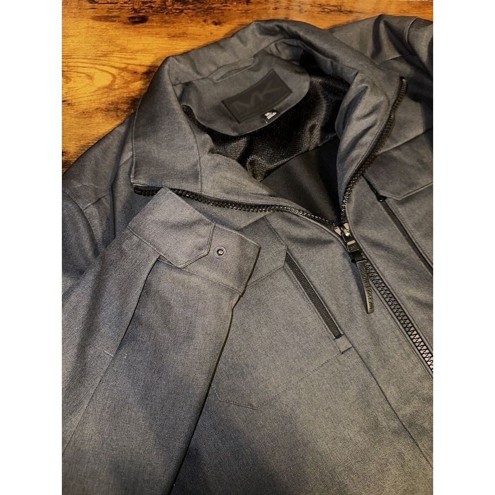 Michael Kors Men's Jacket XL 100% Polyester Dark Gray - Great Condition